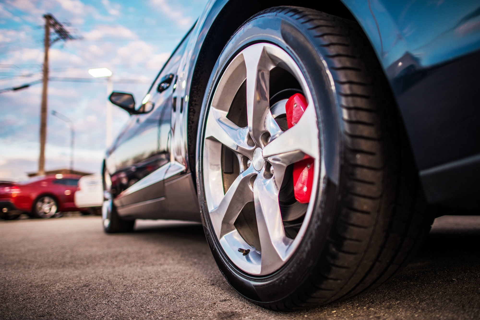 Car on the Parking Spot